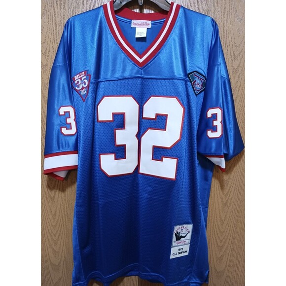 Mitchell & Ness Other - OJ Simpson (Mitch/Ness)-(Bills)-(Jersey)-(Blue)-(New Cond.)-(Size:XL)-$120.00